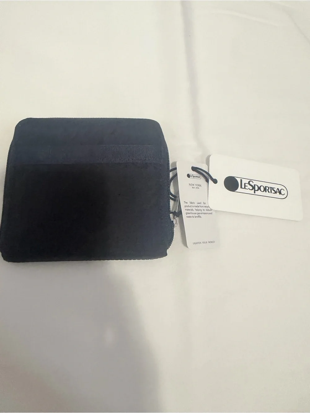 LeSportsac Compact Zip Wallet - Deep Sea Blue